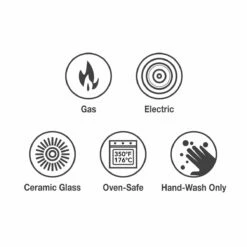 Tramontina Gourmet 12 In Hard Anodized Aluminum Nonstick Sauté Pan -TRAMONTINA Sales 80123576IXI005G