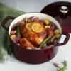 Tramontina 5.5 Qt Enameled Cast-Iron Series 1000 Covered Round Dutch Oven - Majolica Red 1 Tramontina 5.5 Qt Enameled Cast-Iron Series 1000 Covered Round Dutch Oven - Majolica Red -TRAMONTINA Sales 80131037PRM001G