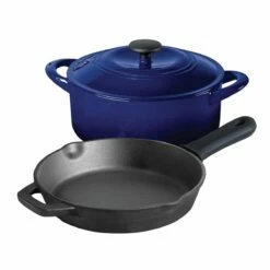 Tramontina 3 Pc Essential Cast Iron Cookware Set - Blue 13 Tramontina 3 Pc Essential Cast Iron Cookware Set - Blue -TRAMONTINA Sales 80131040IXM001G