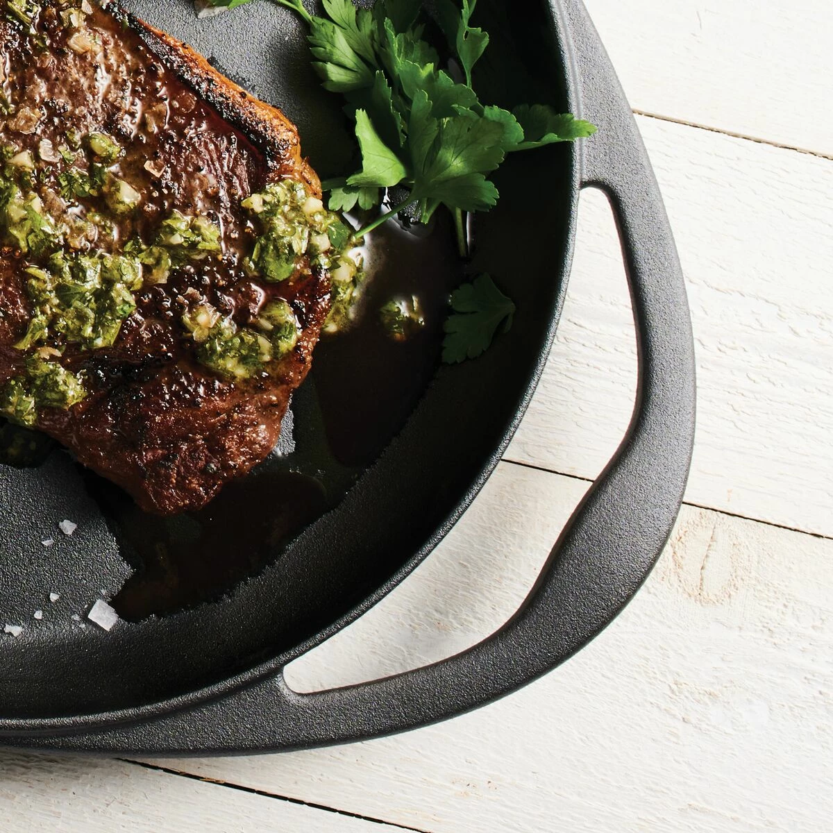 Tramontina 2 Pk Pre-Seasoned Cast Iron Grill And Griddle Set 4 Tramontina 2 Pk Pre-Seasoned Cast Iron Grill And Griddle Set - Image 2