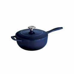 Tramontina 3 Qt Enameled Cast-Iron Series 1000 Covered Saucier - Gradated Cobalt 13 Tramontina 3 Qt Enameled Cast-Iron Series 1000 Covered Saucier - Gradated Cobalt -TRAMONTINA Sales 80131071IXM002G