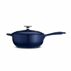 Tramontina 3 Qt Enameled Cast-Iron Series 1000 Covered Saucier - Gradated Cobalt 12 Tramontina 3 Qt Enameled Cast-Iron Series 1000 Covered Saucier - Gradated Cobalt -TRAMONTINA Sales 80131071IXM003G