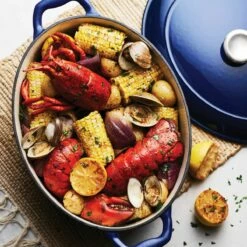 Tramontina 7 Qt Enameled Cast-Iron Oval Dutch Oven - Gradated Cobalt 11 Tramontina 7 Qt Enameled Cast-Iron Oval Dutch Oven - Gradated Cobalt -TRAMONTINA Sales 80131078IXM003G