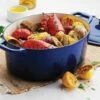 Tramontina 7 Qt Enameled Cast-Iron Oval Dutch Oven - Gradated Cobalt -TRAMONTINA Sales 80131078PRM001G