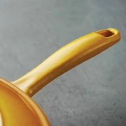 Tramontina 12 In Enameled Cast Iron Covered Skillet - Sunrise 11 Tramontina 12 In Enameled Cast Iron Covered Skillet - Sunrise -TRAMONTINA Sales 80131083IXM004G