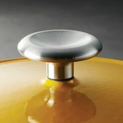 Tramontina 5.5 Qt Enameled Cast Iron Round Dutch Oven - Sunrise -TRAMONTINA Sales 80131086IXM002G