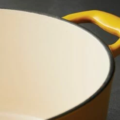 Tramontina 5.5 Qt Enameled Cast Iron Round Dutch Oven - Sunrise -TRAMONTINA Sales 80131086IXM004G