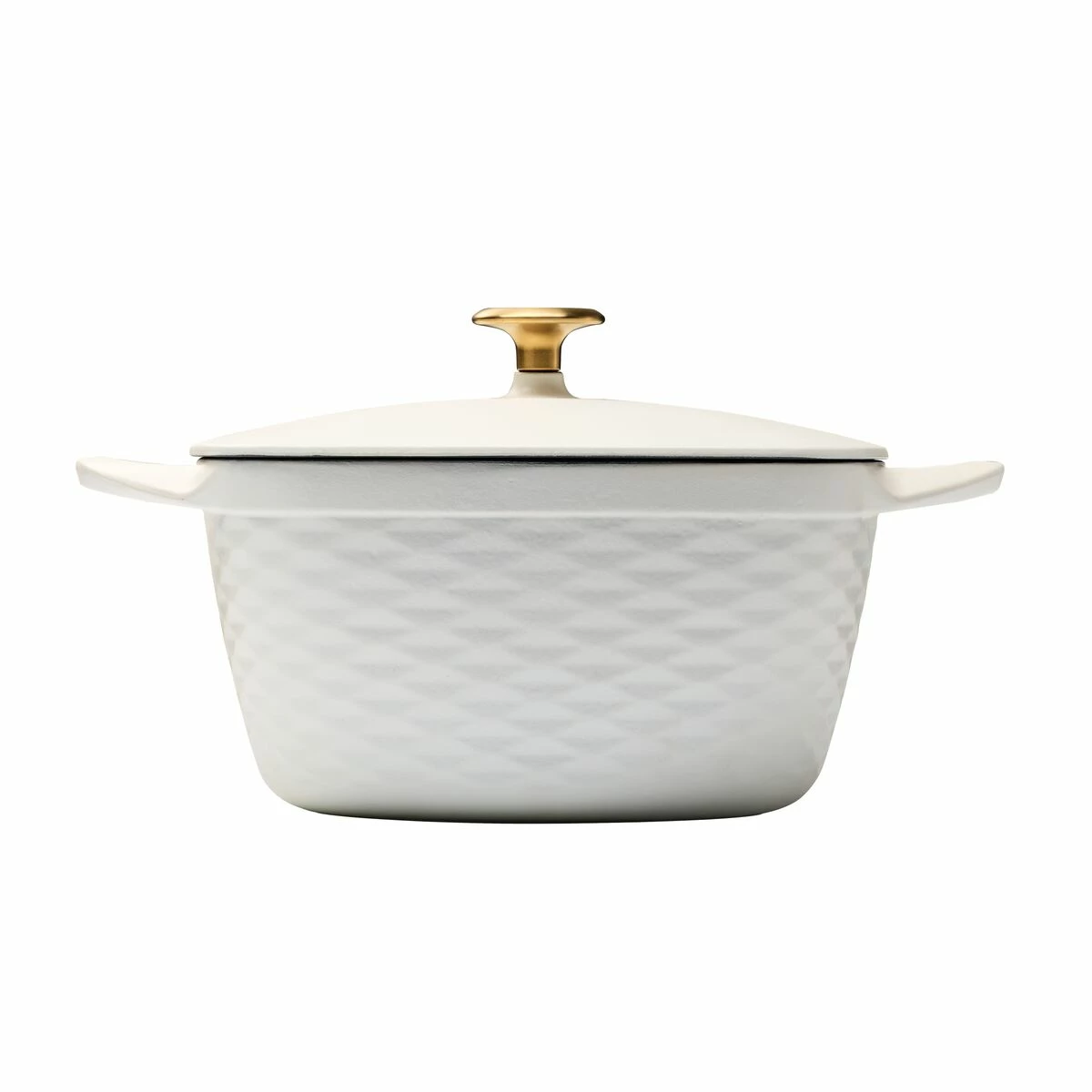 Tramontina Prisma 7 Qt Enameled Cast Iron Covered Square Dutch Oven - Matte White 11 Tramontina Prisma 7 Qt Enameled Cast Iron Covered Square Dutch Oven - Matte White - Image 9