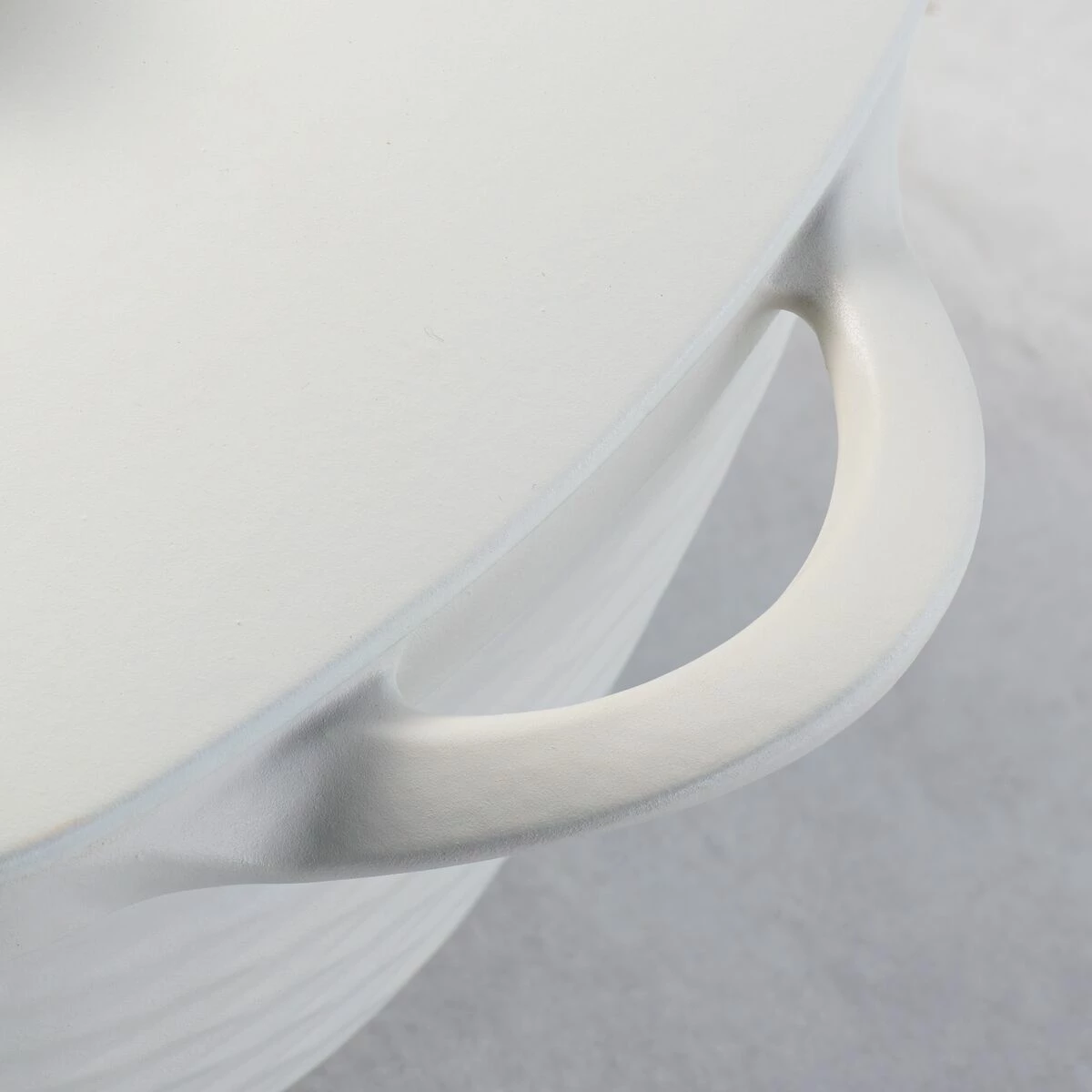 Tramontina Prisma 7 Qt Enameled Cast Iron Covered Square Dutch Oven - Matte White 7 Tramontina Prisma 7 Qt Enameled Cast Iron Covered Square Dutch Oven - Matte White - Image 5