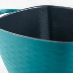Tramontina Prisma 7 Qt Enameled Cast Iron Covered Square Dutch Oven - Matte Teal -TRAMONTINA Sales 80131109IXM005G