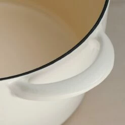 Tramontina 7 Qt Enameled Cast Iron Covered Tall Round Dutch Oven - Latte -TRAMONTINA Sales 80131353IXM004G