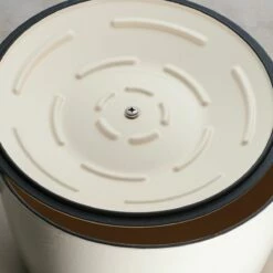 Tramontina 7 Qt Enameled Cast Iron Covered Tall Round Dutch Oven - Latte -TRAMONTINA Sales 80131353IXM005G