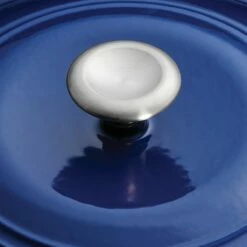 Tramontina 7 Qt Enameled Cast Iron Covered Tall Round Dutch Oven - Classic Blue 13 Tramontina 7 Qt Enameled Cast Iron Covered Tall Round Dutch Oven - Classic Blue -TRAMONTINA Sales 80131358IXM003G