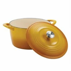 Tramontina 7 Qt Enameled Cast Iron Covered Tall Round Dutch Oven - Sunrise 12 Tramontina 7 Qt Enameled Cast Iron Covered Tall Round Dutch Oven - Sunrise -TRAMONTINA Sales 80131361IXM002G