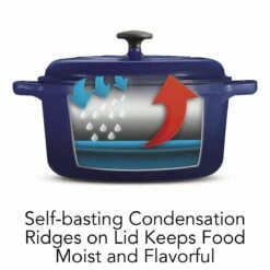 Tramontina 6.5 Qt Enameled Cast Iron Covered Dutch Oven - Gradated Blue -TRAMONTINA Sales 80131622IXI004G