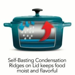 Tramontina 6.5 Qt Enameled Cast Iron Covered Dutch Oven - Gradated Teal 10 Tramontina 6.5 Qt Enameled Cast Iron Covered Dutch Oven - Gradated Teal -TRAMONTINA Sales 80131631IXI004G