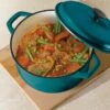 Tramontina 6.5 Qt Enameled Cast Iron Covered Dutch Oven - Gradated Teal 1 Tramontina 6.5 Qt Enameled Cast Iron Covered Dutch Oven - Gradated Teal -TRAMONTINA Sales 80131631PRM001G