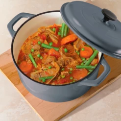 Tramontina 6.5 Qt Enameled Cast Iron Covered Dutch Oven - Gradated Gray