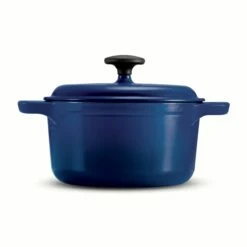 Tramontina 3.5 Qt Enameled Cast-Iron Round Dutch Oven - Gradated Cobalt -TRAMONTINA Sales 80131636IXM003G