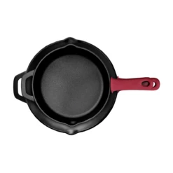 Tramontina Pre-seasoned Cast Iron 2 Pk Skillets With Silicone Grips -TRAMONTINA Sales 80131654ANM002G