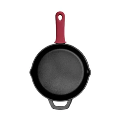 Tramontina Pre-seasoned Cast Iron 2 Pk Skillets With Silicone Grips -TRAMONTINA Sales 80131654ANM003G