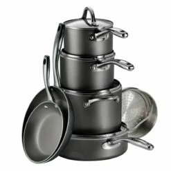 Tramontina 11 Pc Nonstick Cookware Set- Charcoal Gray 16 Tramontina 11 Pc Nonstick Cookware Set- Charcoal Gray -TRAMONTINA Sales 80143025IXM001G