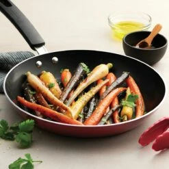 Tramontina Sicilia 11 In Aluminum Nonstick Saute Pan - Raspberry