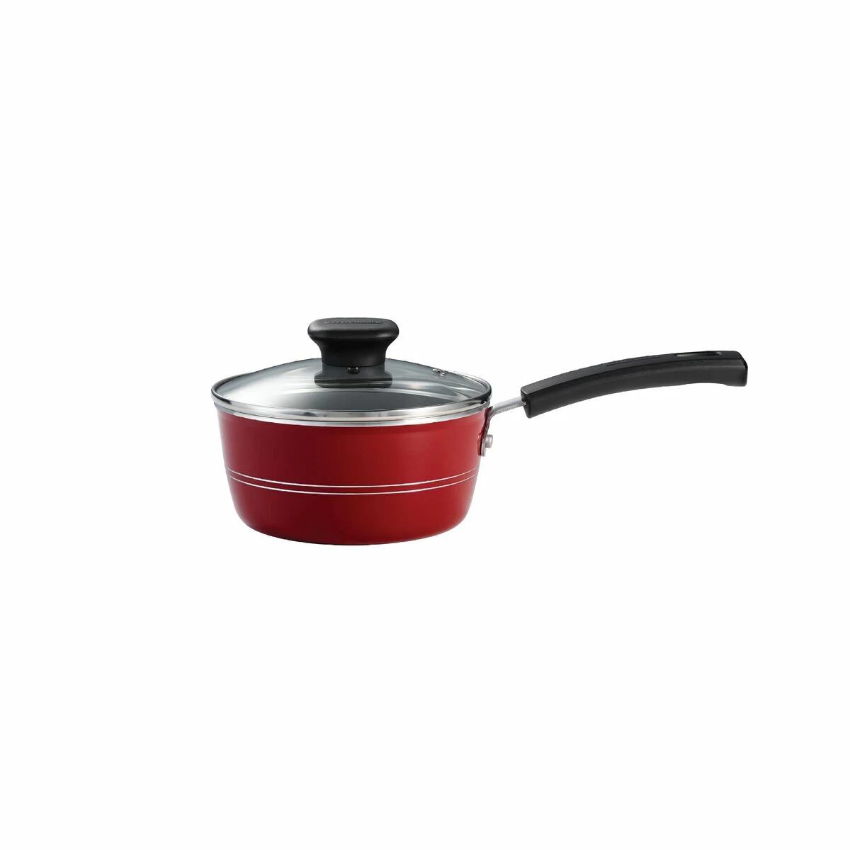 Tramontina Sicilia 1.25 Qt Aluminum Nonstick Covered Sauce Pan - Raspberry 6 Tramontina Sicilia 1.25 Qt Aluminum Nonstick Covered Sauce Pan - Raspberry - Image 4