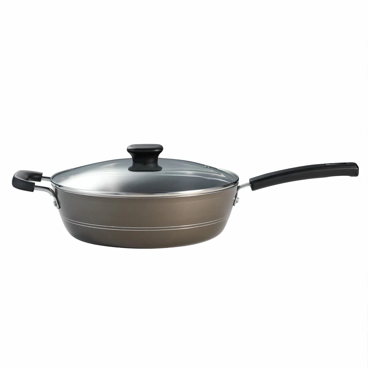 Tramontina Sicilia 4.5 Qt Aluminum Nonstick Covered Chef''s Pan - Hazelnut 9 Tramontina Sicilia 4.5 Qt Aluminum Nonstick Covered Chef''s Pan - Hazelnut - Image 7