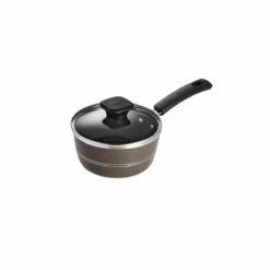 Tramontina Sicilia 1.25 Qt Aluminum Nonstick Covered Sauce Pan - Hazelnut 16 Tramontina Sicilia 1.25 Qt Aluminum Nonstick Covered Sauce Pan - Hazelnut -TRAMONTINA Sales 80149051IXM001G