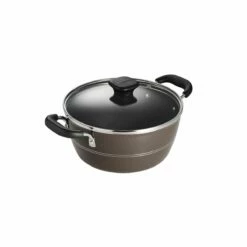 Tramontina Sicilia 4.5 Qt Aluminum Nonstick Covered Dutch Oven - Hazelnut 14 Tramontina Sicilia 4.5 Qt Aluminum Nonstick Covered Dutch Oven - Hazelnut -TRAMONTINA Sales 80149054IXM001G