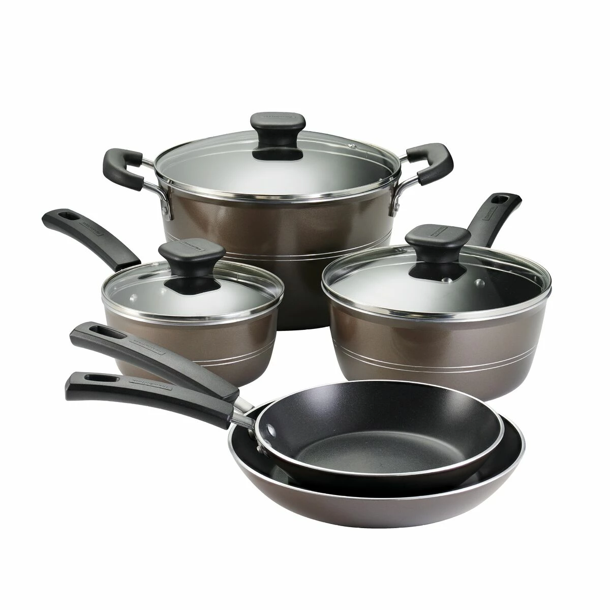Tramontina Sicilia 8 Pc Aluminum Nonstick Cookware Set - Hazelnut 11 Tramontina Sicilia 8 Pc Aluminum Nonstick Cookware Set - Hazelnut - Image 9