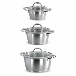 Tramontina Gourmet Selection 6 Pc Stainless Steel Stackable Pots And Pans 9 Tramontina Gourmet Selection 6 Pc Stainless Steel Stackable Pots And Pans -TRAMONTINA Sales 80154547IXM004G