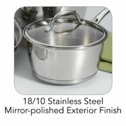 Tramontina 9 Pc Allegra Stainless Steel Cookware Set -TRAMONTINA Sales 80154567IXM002G