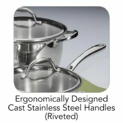 Tramontina 9 Pc Allegra Stainless Steel Cookware Set -TRAMONTINA Sales 80154567IXM004G