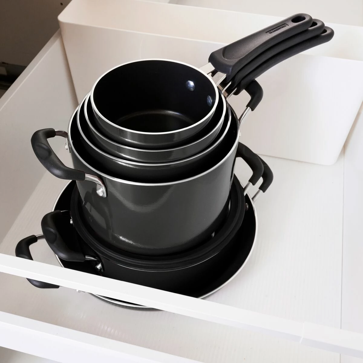 Tramontina Nesting 11 Pc Nonstick Cookware Set - Gray 8 Tramontina Nesting 11 Pc Nonstick Cookware Set - Gray - Image 6