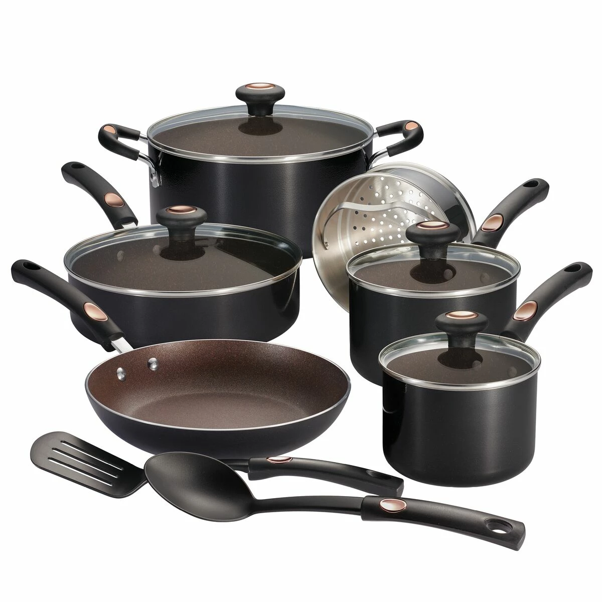 Tramontina "Pots & Pans" 12 Pc Aluminum Nonstick Cookware Set 12 Tramontina "Pots & Pans" 12 Pc Aluminum Nonstick Cookware Set - Image 10