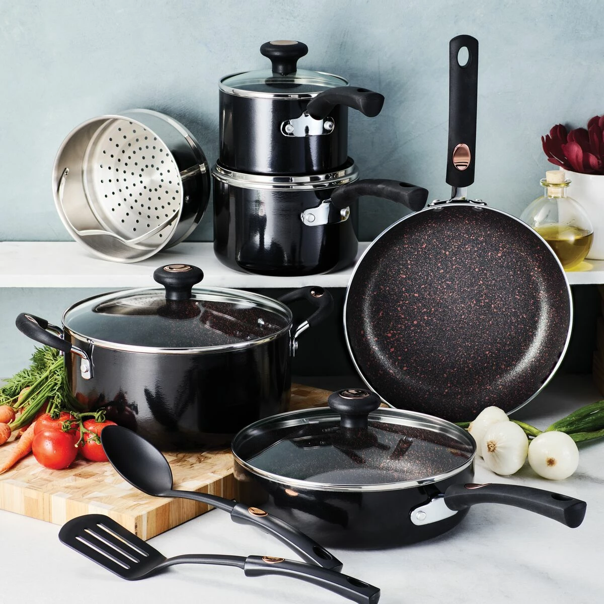 Tramontina "Pots & Pans" 12 Pc Aluminum Nonstick Cookware Set 3 Tramontina "Pots & Pans" 12 Pc Aluminum Nonstick Cookware Set