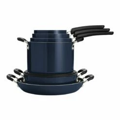 Tramontina Nesting 11 Pc Nonstick Cookware Set - Naval 13 Tramontina Nesting 11 Pc Nonstick Cookware Set - Naval -TRAMONTINA Sales 80156067IXM002G