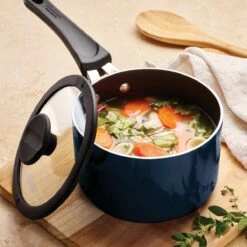 Tramontina Nesting 6 Pc Nonstick Sauce Pan Set - Naval -TRAMONTINA Sales 80156069IXM005G