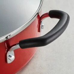 Tramontina 5.5 Qt Covered Nonstick Jumbo Cooker - Metallic Red -TRAMONTINA Sales 80156077IXM002G