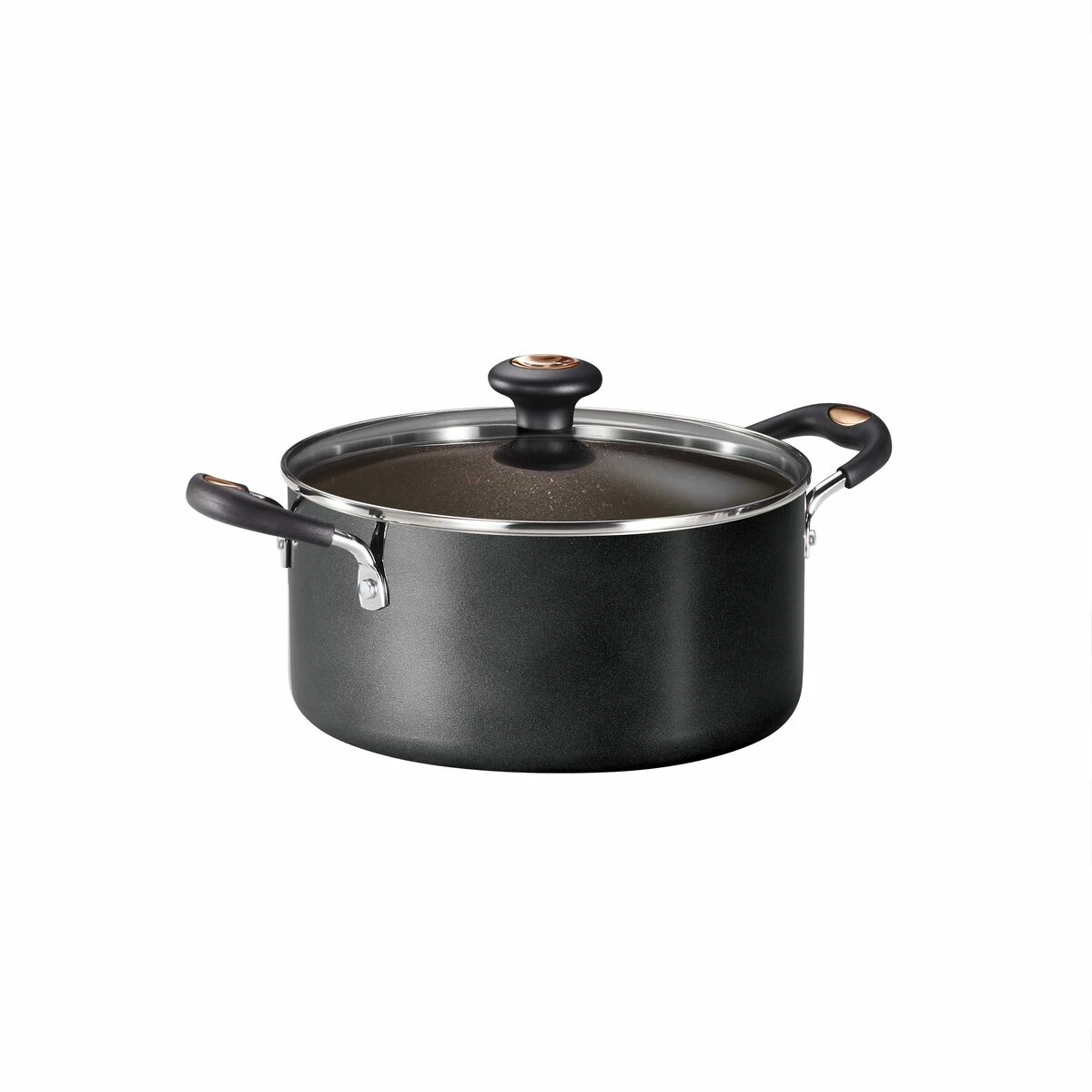 Tramontina "Pots & Pans" 5 Qt Aluminum Nonstick Covered Dutch Oven 5 Tramontina "Pots & Pans" 5 Qt Aluminum Nonstick Covered Dutch Oven - Image 3