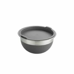 Tramontina 10 Pc Covered Stainless Steel And Silicone Mixing Bowl Set - Gray -TRAMONTINA Sales 80202033IXM004G