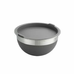 Tramontina 10 Pc Covered Stainless Steel And Silicone Mixing Bowl Set - Gray -TRAMONTINA Sales 80202033IXM005G