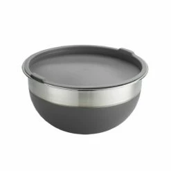 Tramontina 10 Pc Covered Stainless Steel And Silicone Mixing Bowl Set - Gray -TRAMONTINA Sales 80202033IXM006G