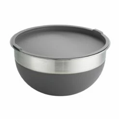 Tramontina 10 Pc Covered Stainless Steel And Silicone Mixing Bowl Set - Gray -TRAMONTINA Sales 80202033IXM007G