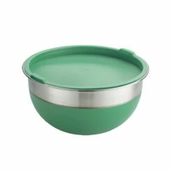 Tramontina 10 Pc Covered Stainless Steel And Silicone Mixing Bowl Set - Mint Green -TRAMONTINA Sales 80202034IXM007G