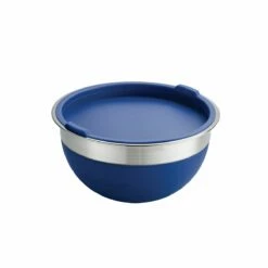 Tramontina 10 Pc Covered Stainless Steel And Silicone Mixing Bowl Set - Blue 17 Tramontina 10 Pc Covered Stainless Steel And Silicone Mixing Bowl Set - Blue -TRAMONTINA Sales 80202035IXM005G