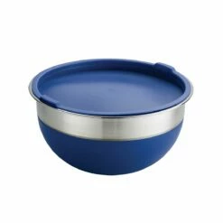 Tramontina 10 Pc Covered Stainless Steel And Silicone Mixing Bowl Set - Blue 16 Tramontina 10 Pc Covered Stainless Steel And Silicone Mixing Bowl Set - Blue -TRAMONTINA Sales 80202035IXM006G