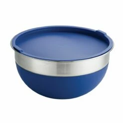 Tramontina 10 Pc Covered Stainless Steel And Silicone Mixing Bowl Set - Blue 15 Tramontina 10 Pc Covered Stainless Steel And Silicone Mixing Bowl Set - Blue -TRAMONTINA Sales 80202035IXM007G